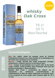 whisky oak cross